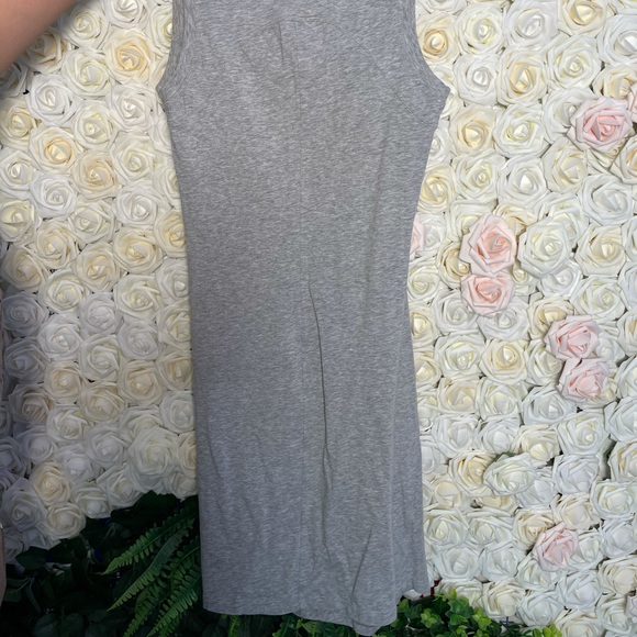 Lululemon LA Tight-To-Body Ruched Dress Light Grey - Picture 3 of 5